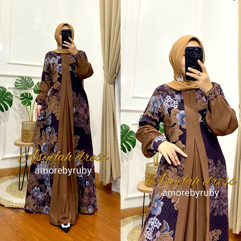 Jual Asyifah dress ori amore by ruby/ amore by ruby / gamis amore by ...