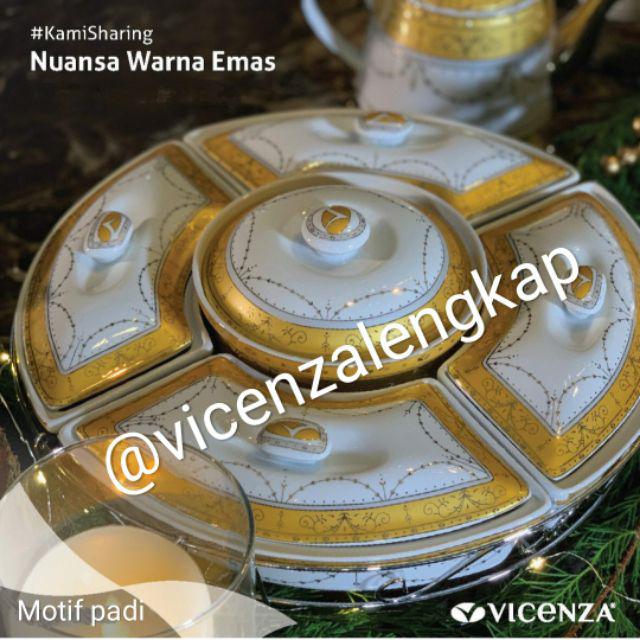 Jual Prasmanan Set Dengan Roda Pemutar Vicenza H14 Original | Shopee ...