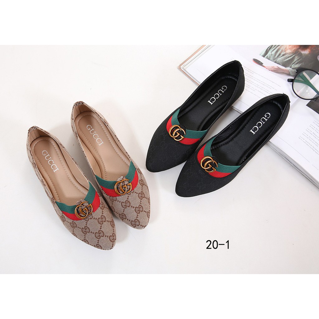 Sepatu cheap flat gucci