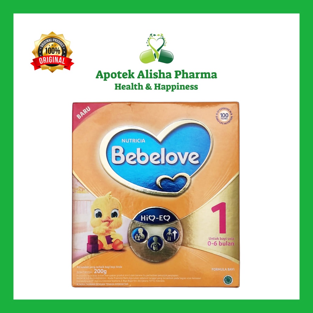 Jual Nutricia Bebelove 1 Box 200gr - Susu Formula Bayi 0-6 bulan ...