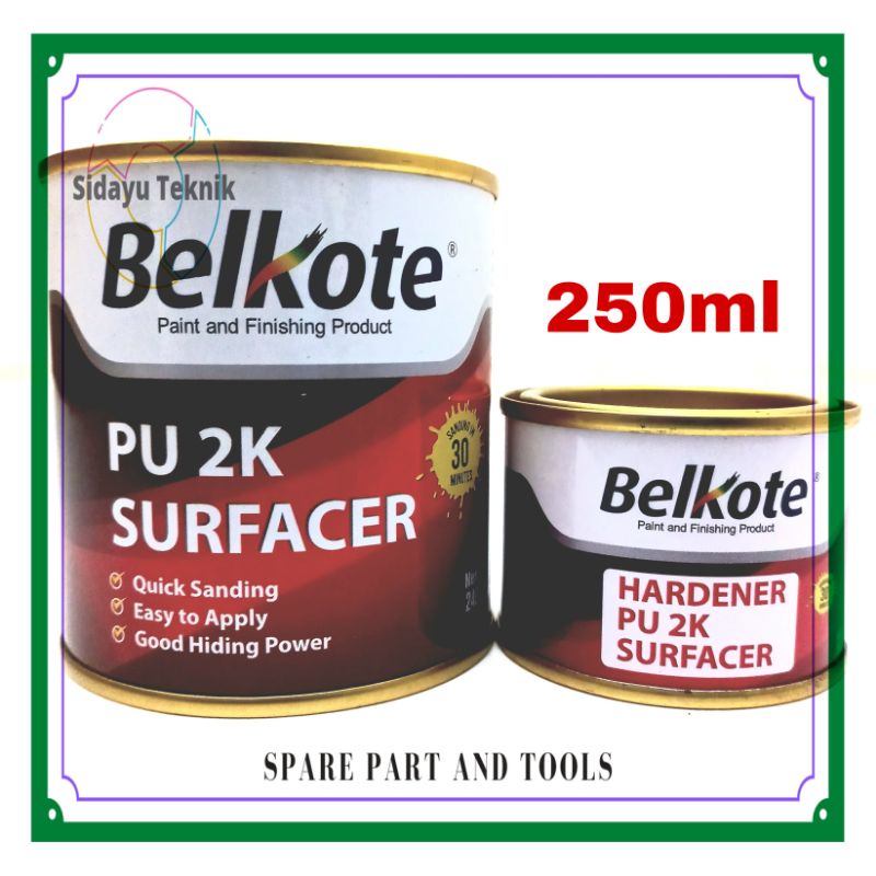 Jual Cat Epoxy Belkote Surfacer Ml Shopee Indonesia