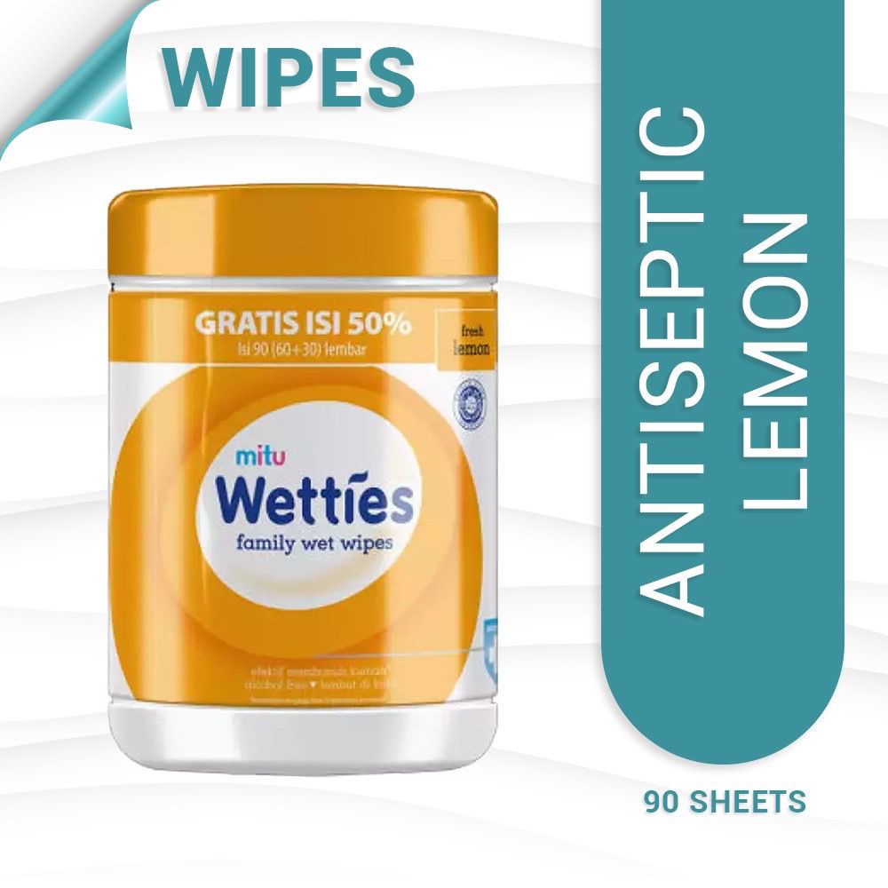 Jual Mitu Wetties Antiseptic Fresh Clean Botol & Refill 90'S Mitu Baby ...