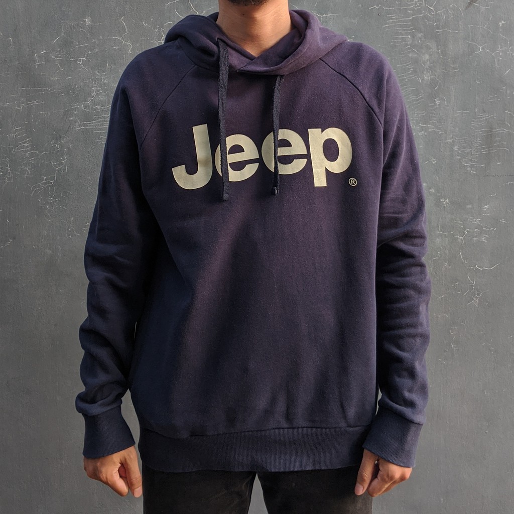 Jaket Hoodie Jeep Original Thrift Pria Wanita