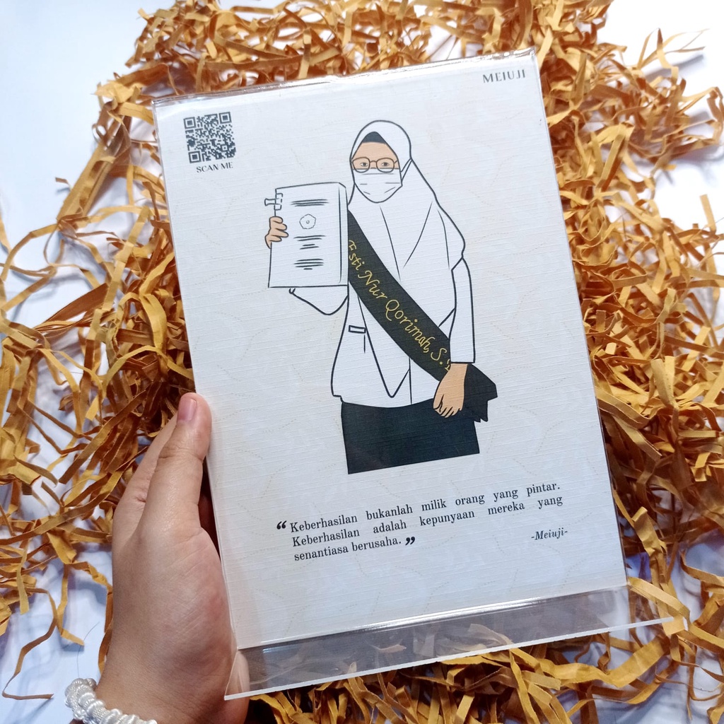 Jual Stand Akrilik Custom/Hadiah Wisuda/Hadiah Custom | Shopee Indonesia