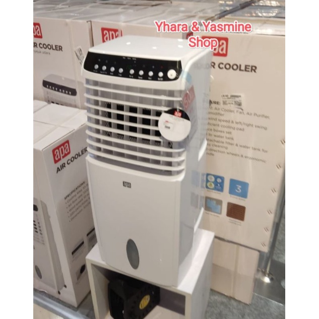 Jual Apa Air Cooler 1200cmh 10ltr Dengan Roda Dan Remote Free 2 Ice ...