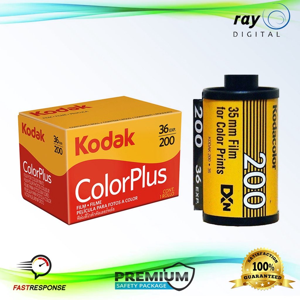 Jual Kodak ColorPlus 200 Color Negative Film (35mm Roll Film, 36 ...