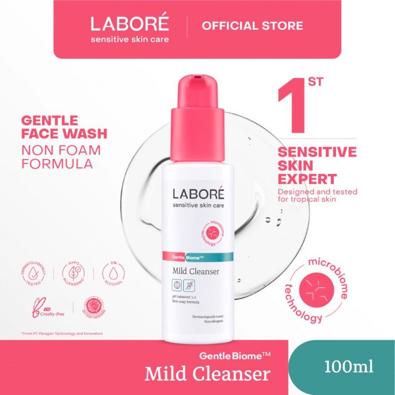Jual LABORE Gentle Biome Mild cleanser Sensitive skin care | Shopee ...
