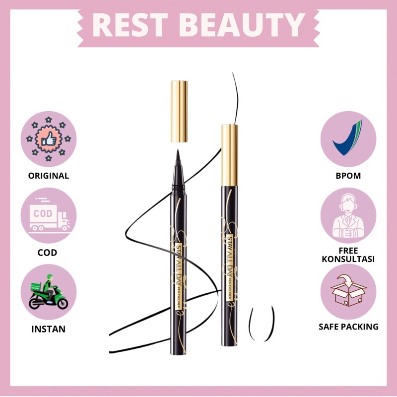 Jual YOU Y.O.U Stay All Day Pen Eyeliner Shopee Indonesia