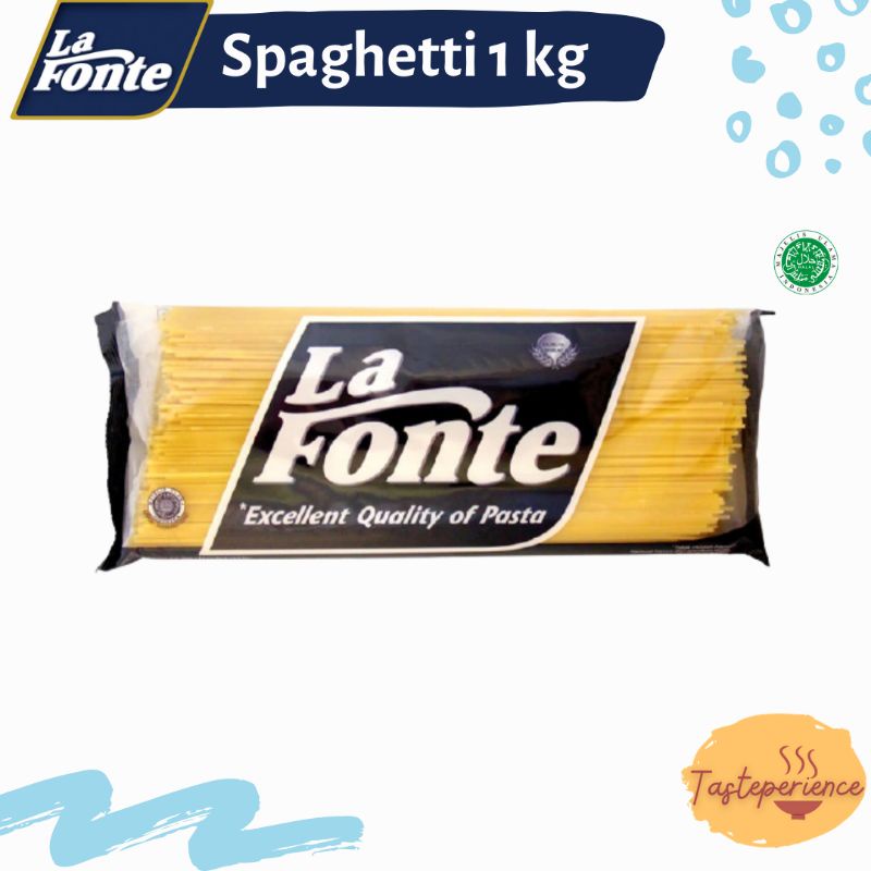 Jual La Fonte Pasta Spaghetti Long No. 11 Kemasan 1kg / 1000 gram