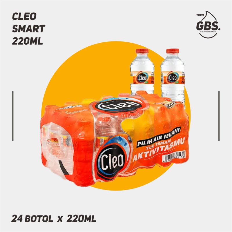 Jual Cleo Botol Mini 220 Ml Shopee Indonesia 0789