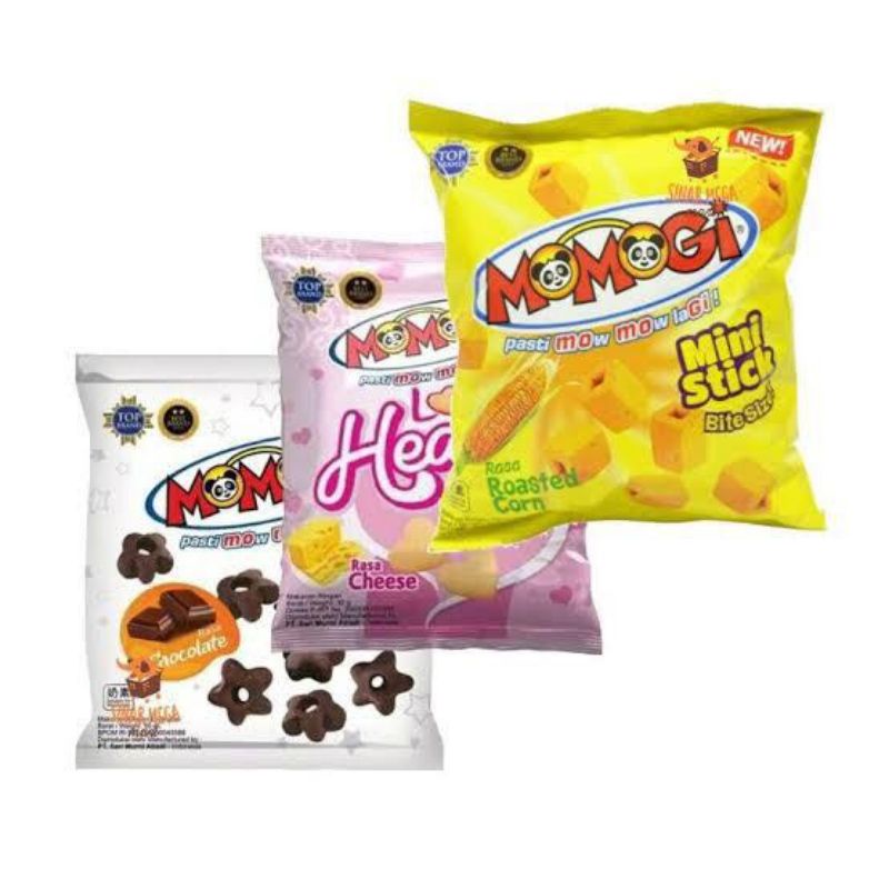 Jual Momogi star coklat / mini stick jagung / heart keju 50 gram ...