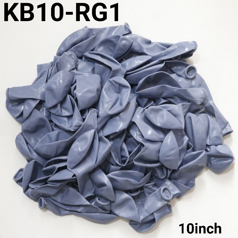 Jual KB10-RG1 Balon latex 10 inch doff retro vintage biru light blue ...