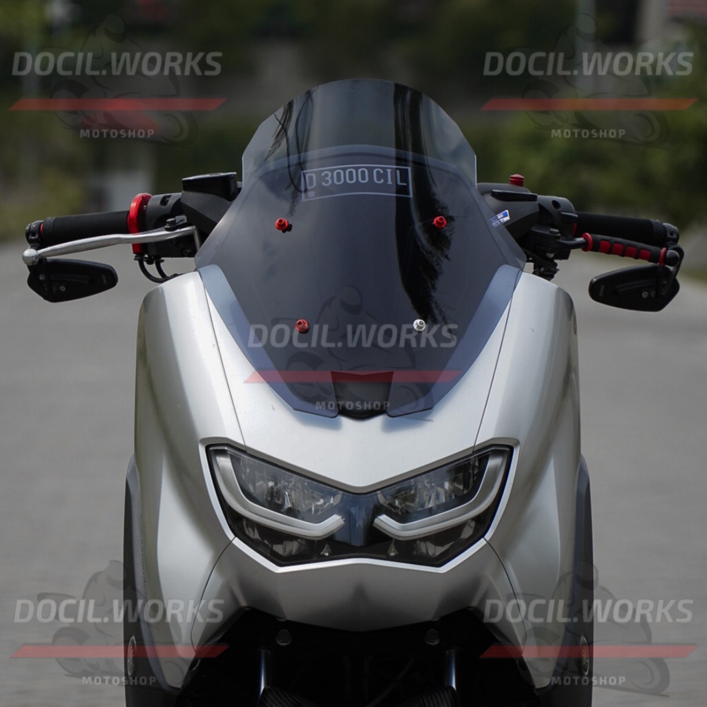 Jual Docilworks - Visor Windshield V1 POLOS 3 MILI Nmax New Nmax Old ...