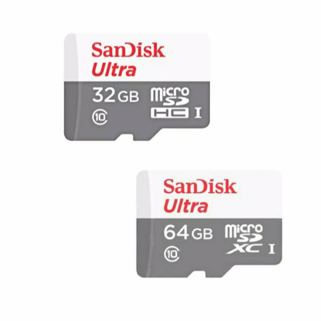 Jual SANDISK ULTRA MICRO SDXC 80 MB/s Class 10 32 Gb - 64 GB ORIGINAL ...