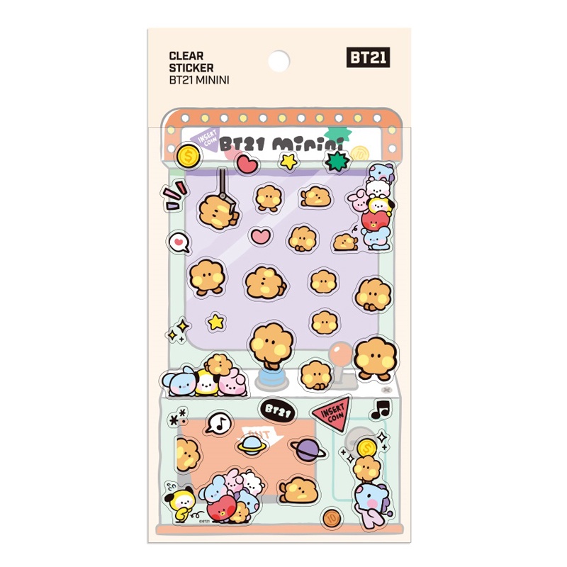 Jual OFFICIAL ONLY - BT21 Monopoly Minini Clear Sticker | Shopee Indonesia