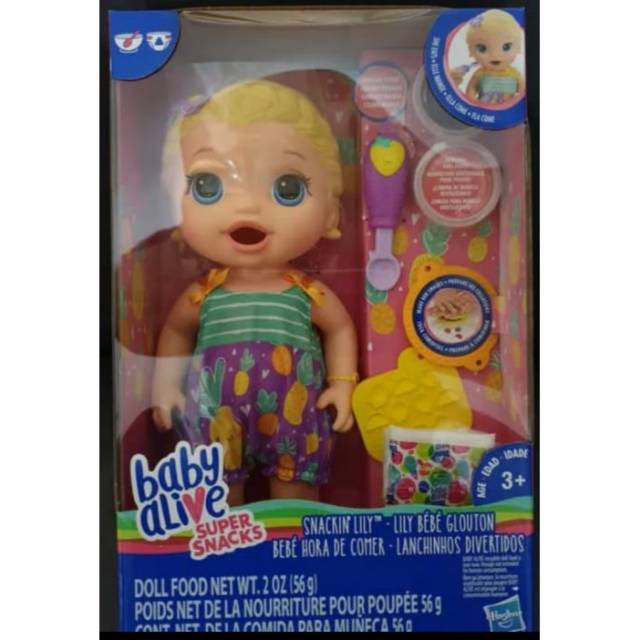 Jual Baby Alive Super Snacks Snackin Lily Shopee Indonesia