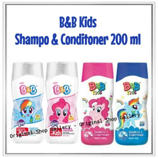 Jual B&B Kids Shampo Anak Perempuan Laki Laki Karakter My Little Pony ...