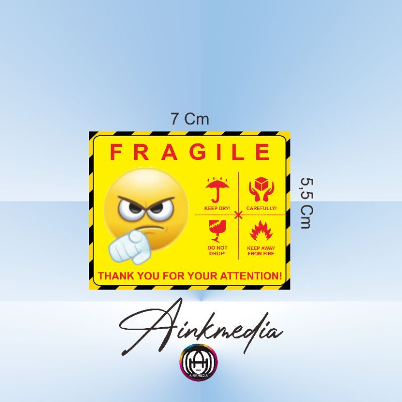 Jual Stiker Pengiriman Fragile Unique | Shopee Indonesia
