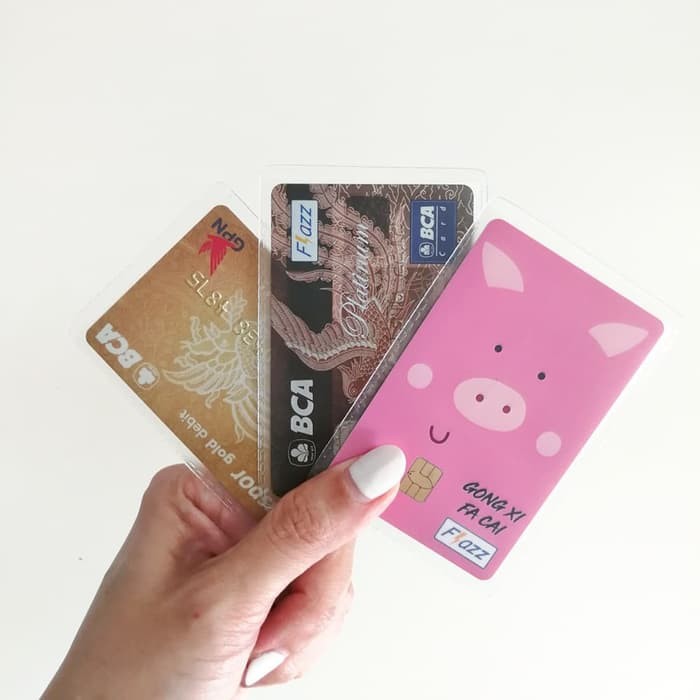 Jual Sampul Cover Plastik Kartu Flazz Emoney / Cover Plastik Kartu ATM ...