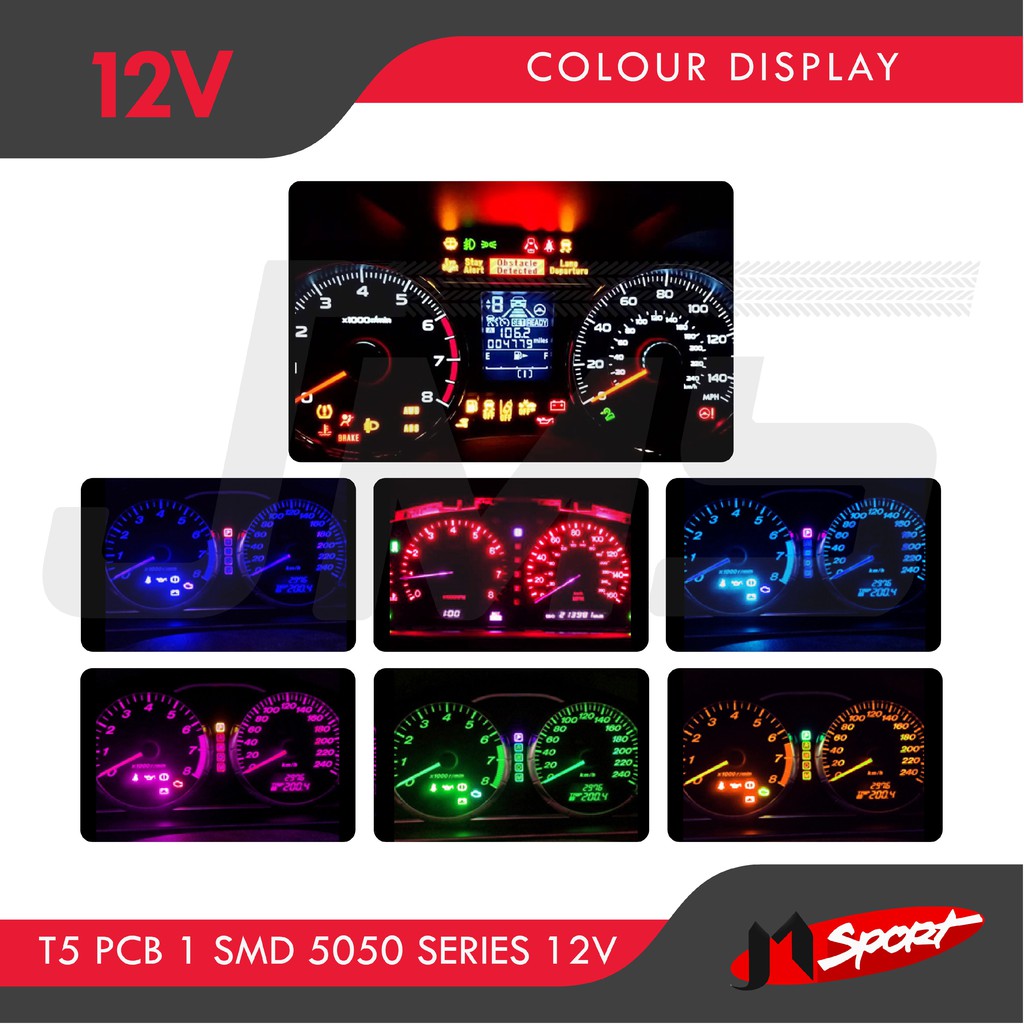Jual Lampu LED Mobil / Motor / Speedometer / Dashboard T5 PCB 1 SMD ...