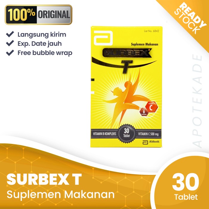 Jual Surbex T isi 30 tablet | Shopee Indonesia