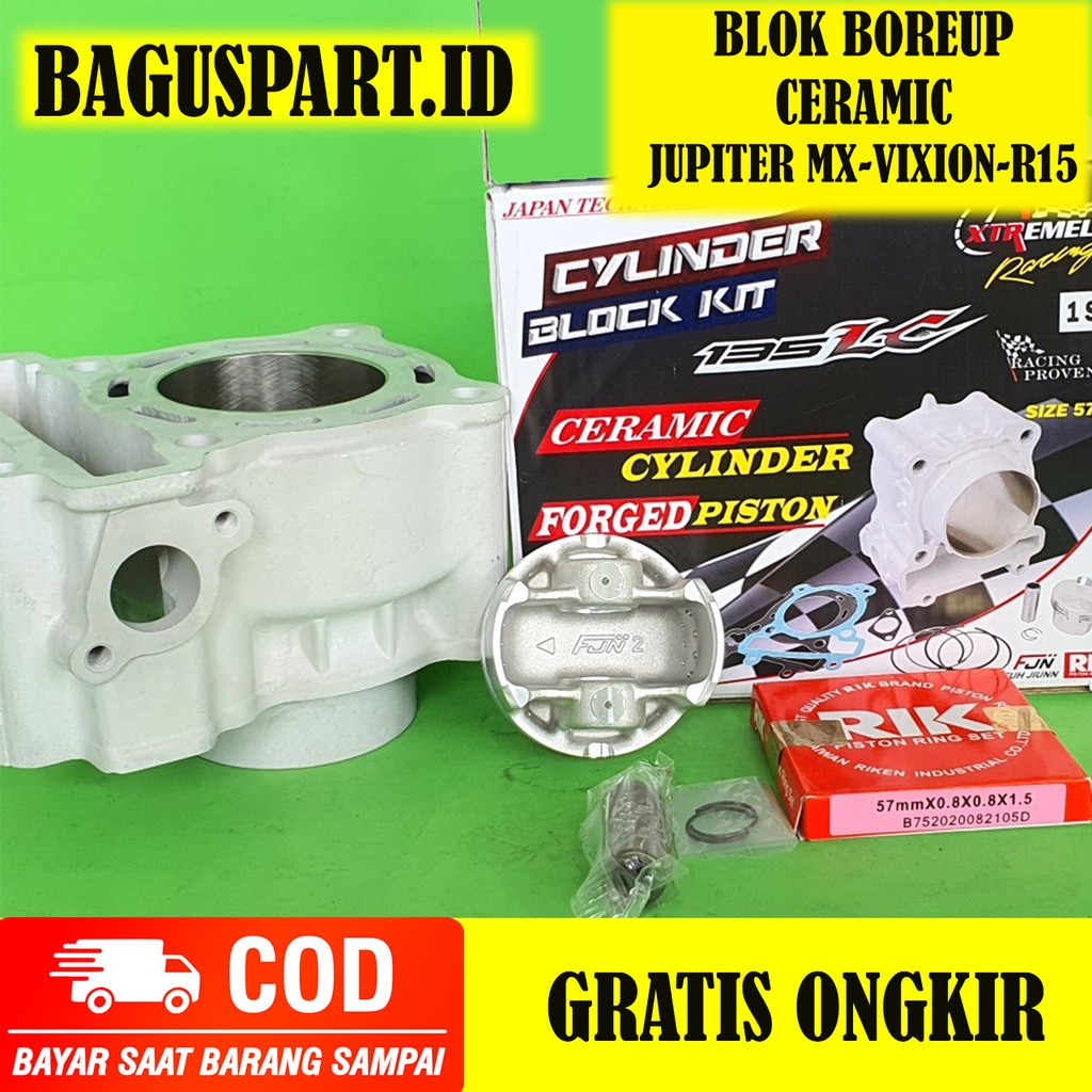 Jual Blok Bore Up Forged Jupiter Mx King Vixion R Xabre Ceramic Casting