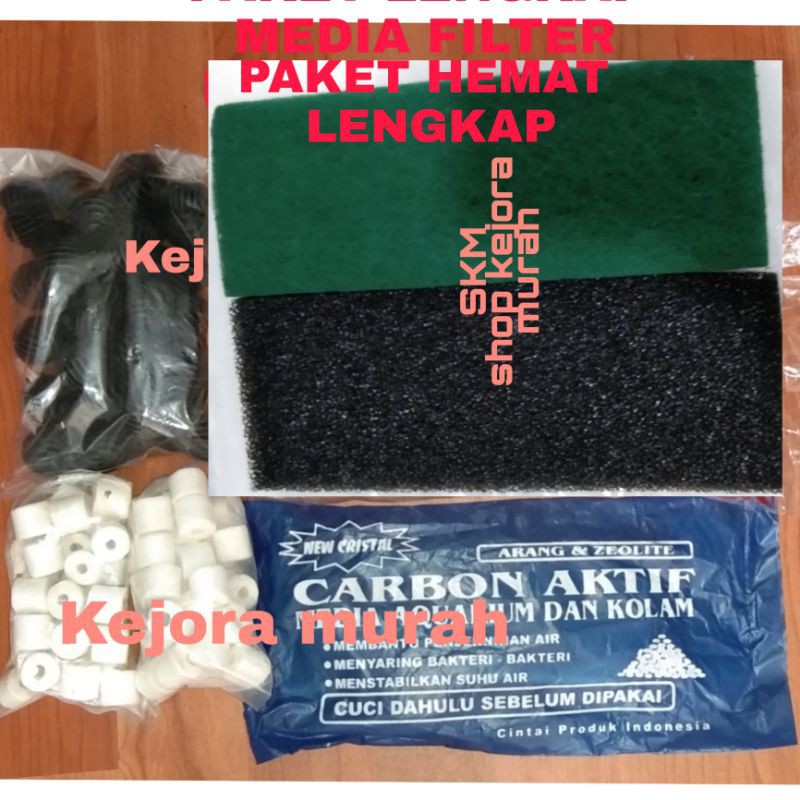 Jual Paket lengkap media filter kolam ikan koi dan aquarium murah banget Shopee Indonesia