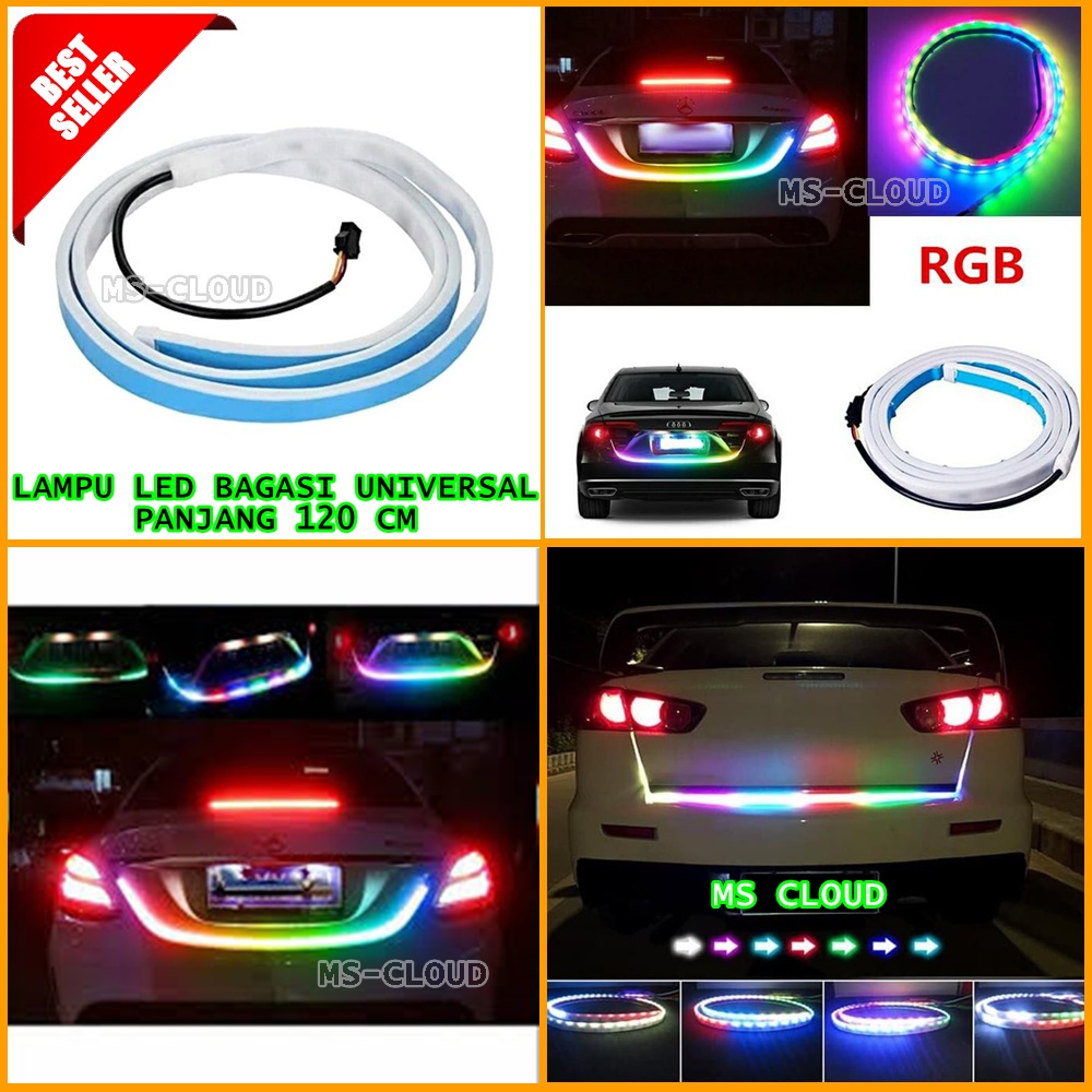 Jual Lampu Led Bagasi Mobil Volt Terbaru Rgb Universal Waterproof Panjang Cm Warna Pelangi