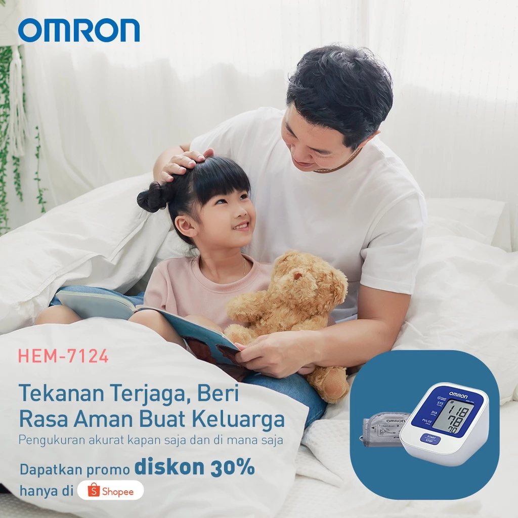 Cara menggunakan tensimeter digital omron hem-7124 untuk lansia