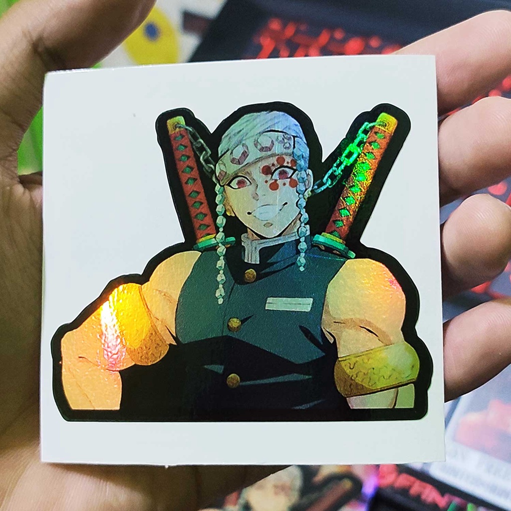 Jual STICKER STIKER HOLOGRAM ANIME -KIMETSU NO YAIBA TENGEN UZUI ...