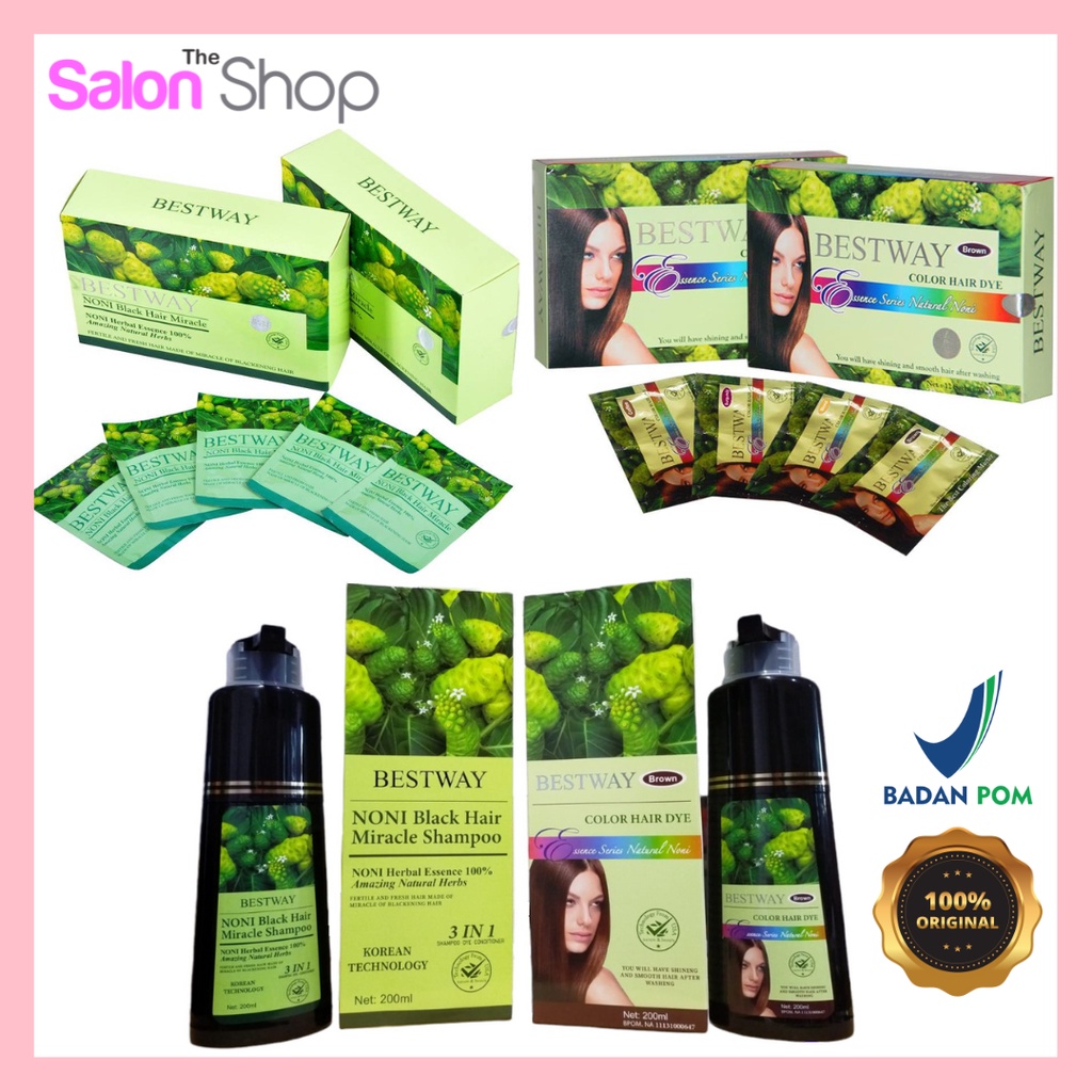 Jual BESTWAY Noni Hair Miracle Shampoo / semir Noni Shopee Indonesia