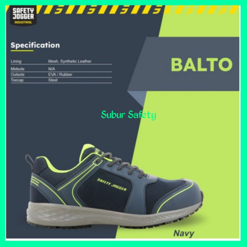 Jual Sepatu Safety Jogger Balto S1 SRC Original / Safety Shoes Jogger