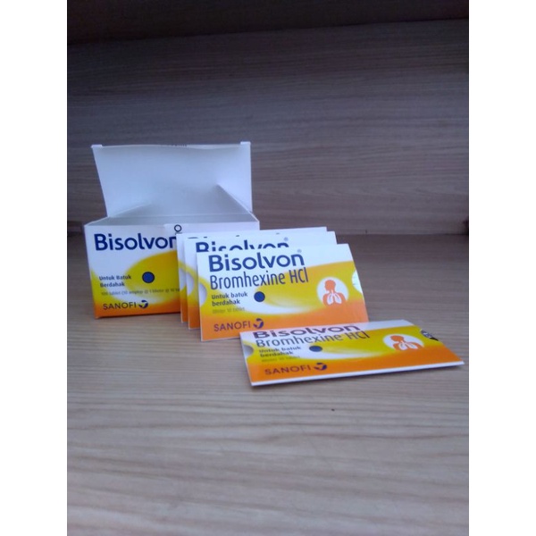 Jual BISOLVON UNTUK BATUK BERDAHAK 1 BLISTER ISI 10 TABLET | Shopee ...