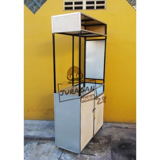 Jual Stand Booth / Gerobak Kebab Roti Bakar Martabak Cilok Bakso + Roda ...