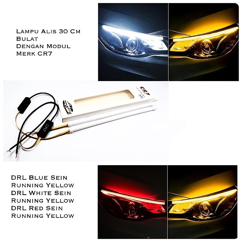 Jual Lampu Alis LED Running 30 Cm | Shopee Indonesia