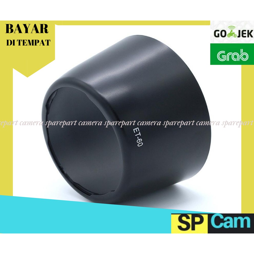 Jual Lens Hood ET60 Untuk Lensa Canon 1855mm 55250mm 75300mm Shopee Indonesia