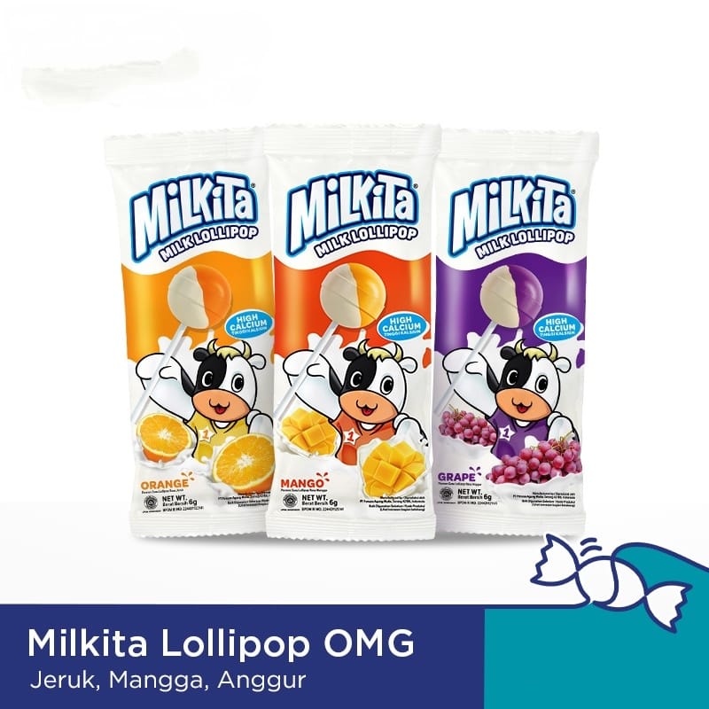 Jual Permen lolipop milkita buah renceng ( 1 renceng isi 10 pcs ...