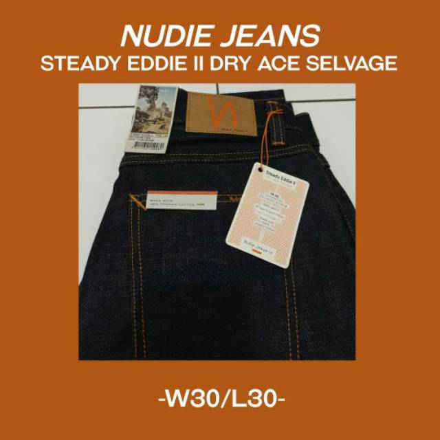 Jual PRELOVED NUDIE JEANS STEADY EDDIE II SELVAGE | Shopee Indonesia