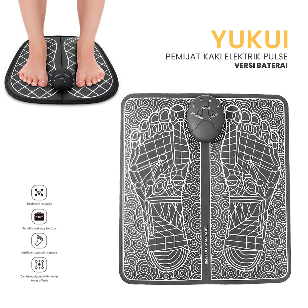 Jual Ems Foot Massager Pad Alat Pijat Kaki Akupuntur Kaki Elektrik Shopee Indonesia 7263