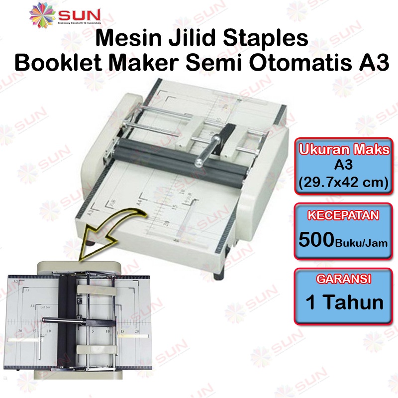 Jual Mesin Staples Booklet Maker Semi Otomatis A3 | Shopee Indonesia
