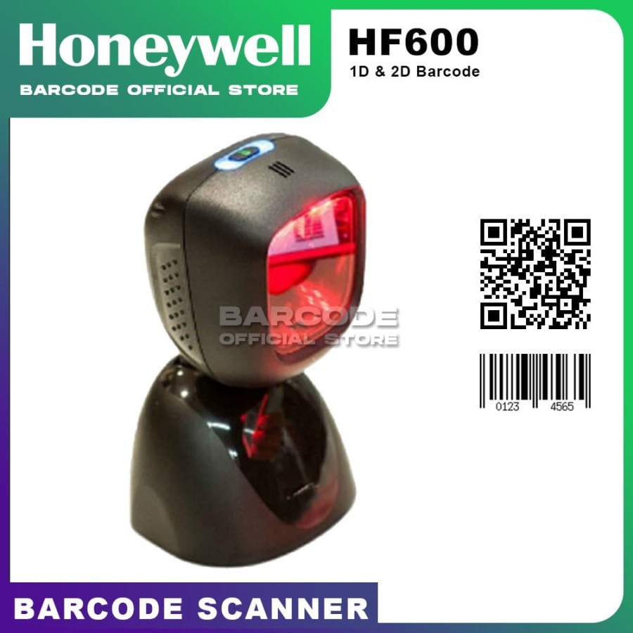 Jual Honeywell HF600 Imager Barcode Scanner 1D & 2D Dimensi ( USB ...