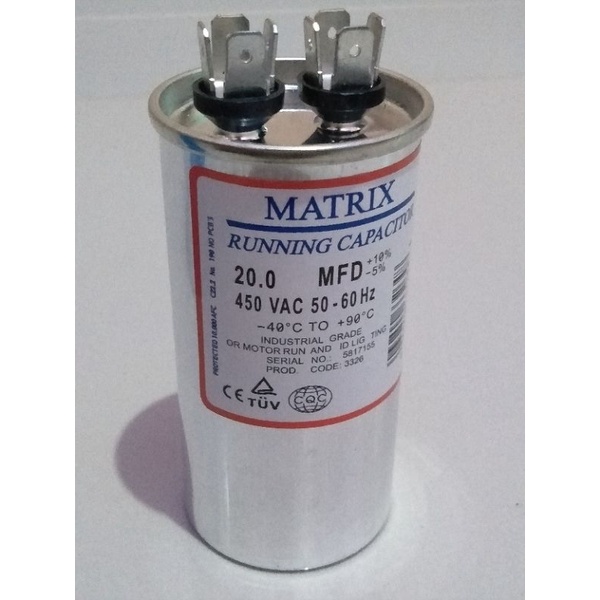 Jual Capacitor outdor AC MATRIX 20MFD | Shopee Indonesia