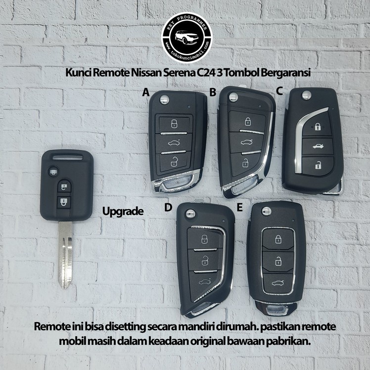 Jual Kunci Remote Serena C24 Model Flip Key After Market | Shopee Indonesia