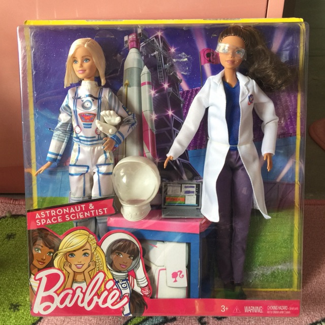Barbie astronaut and space scientist top