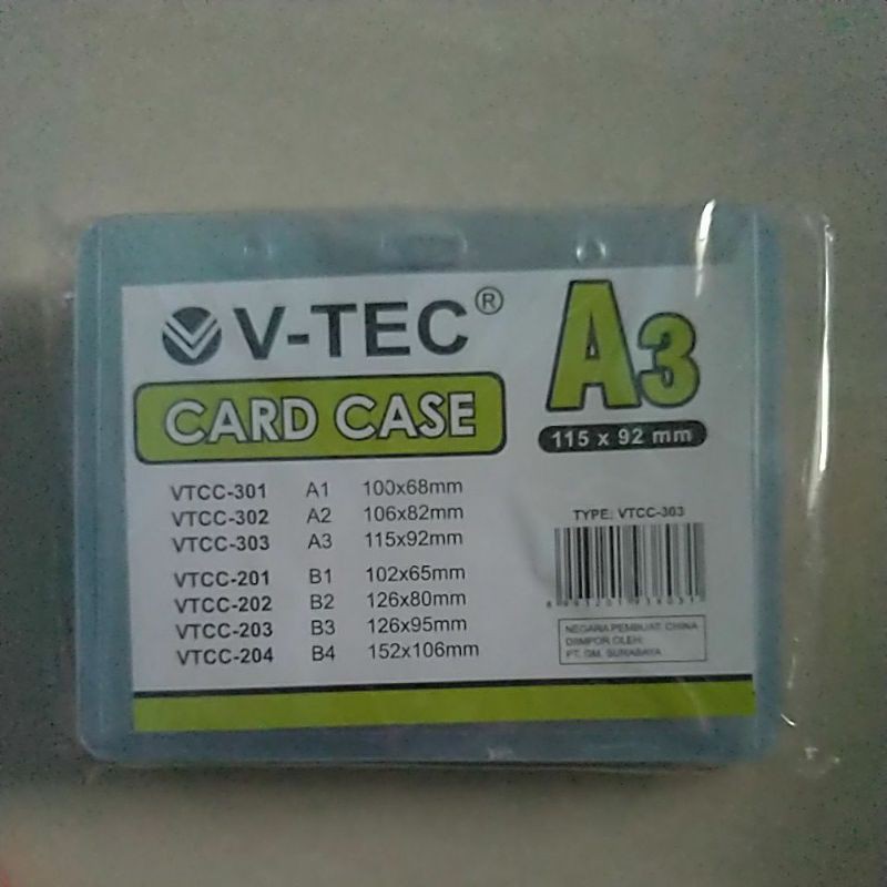 Jual (1 PACK) TOPLOADER/ CARD CASE/ ID CARD/ NAMETAG A2 B2 B3 A3 ...