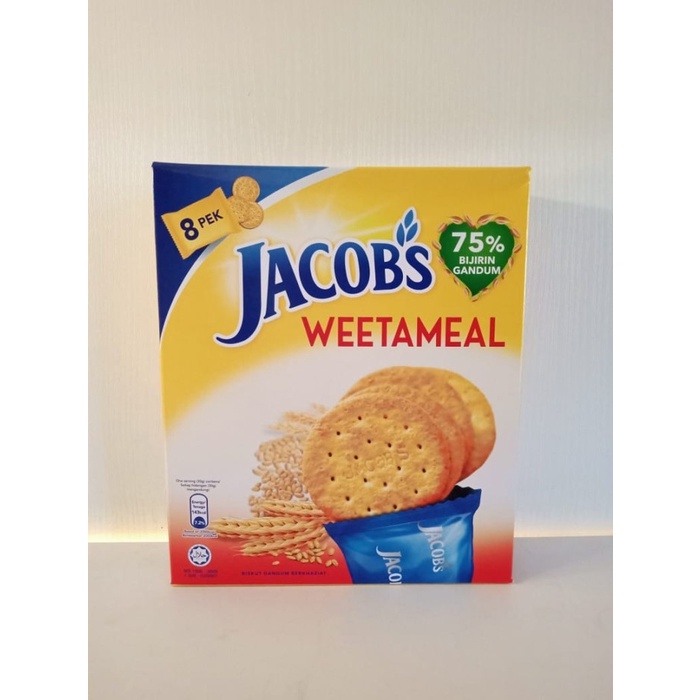 Jual JACOB'S WEETAMEAL WHEAT CRACKER BISCUIT 144GR - JACOB KRAKERS ...
