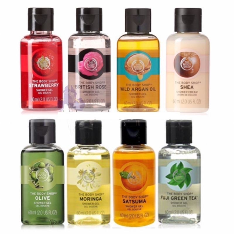 travel size the body shop