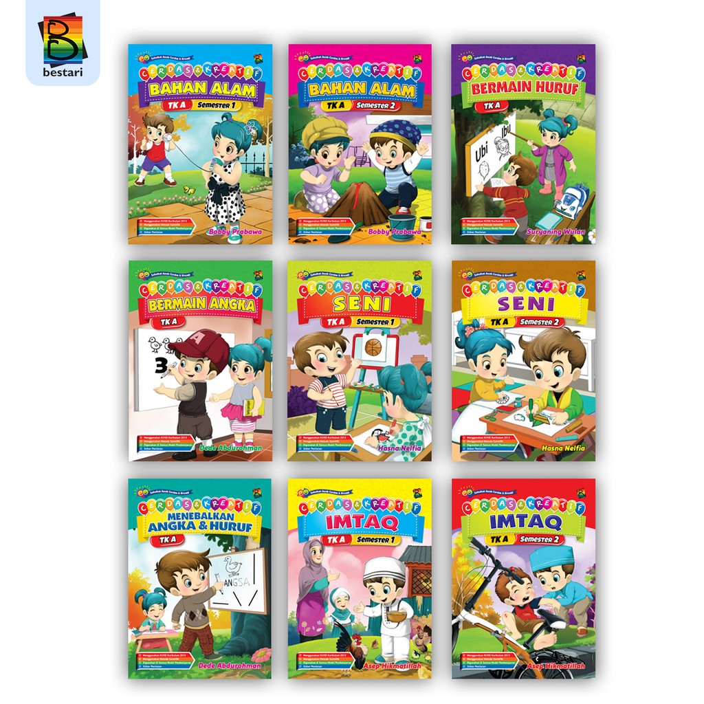 Jual Buku Aktivitas Anak Paud/ TK - Seri Paket Cerdas Kreatif TK A Dan ...