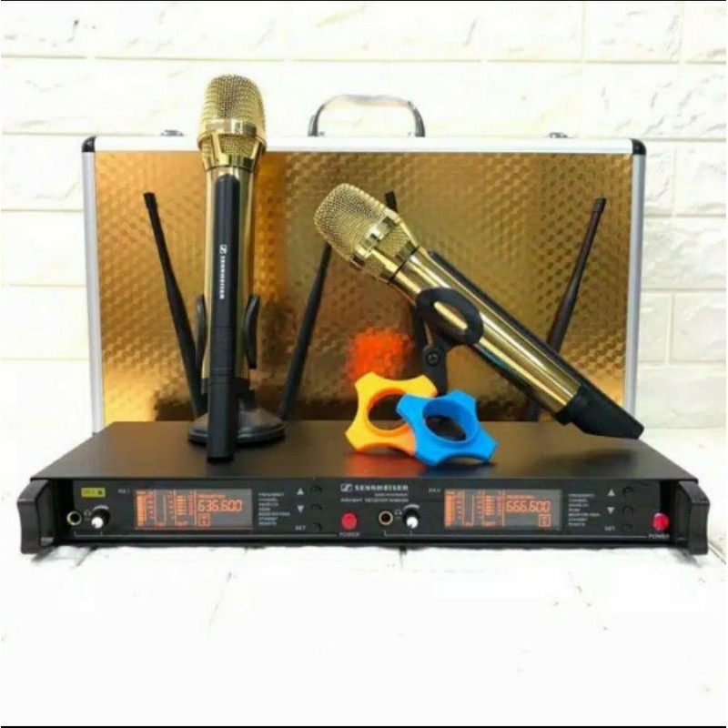 Jual FREE KOPER GOLD MIC WIRELESS SENNHEISER SKM 5300 / SKM5300 GOLD ...