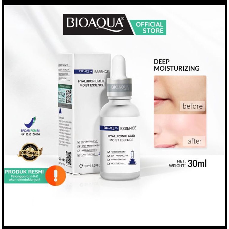 Jual BIOAQUA Serum Moisturizing Essence 30ml Niacinamide/Hyaluronic